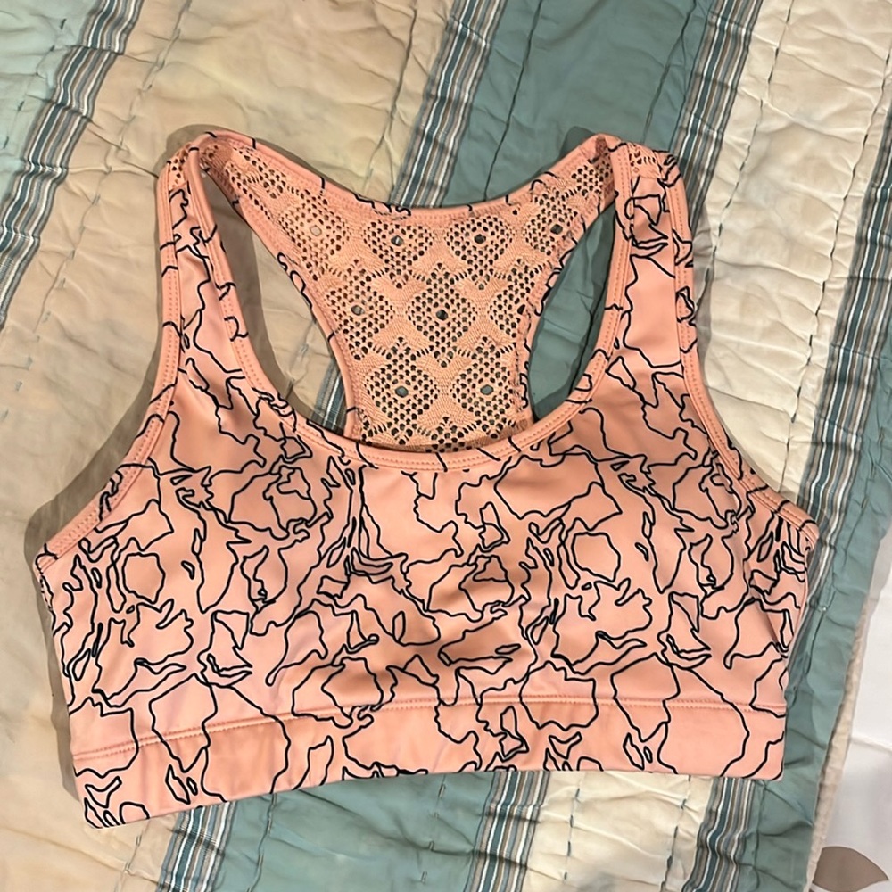 Medium ZYIA Active Peach Topo Bomber Bra